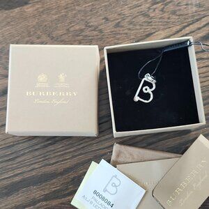 New Burberry B palladio charm/keychain